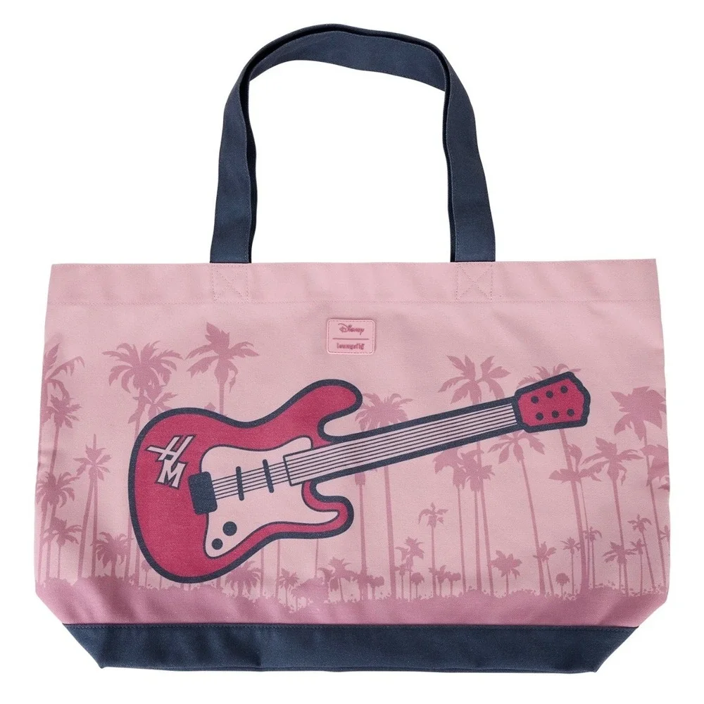 Loungefly Disney Hannah Montana Guitar Canvas Oversized Tote Bag